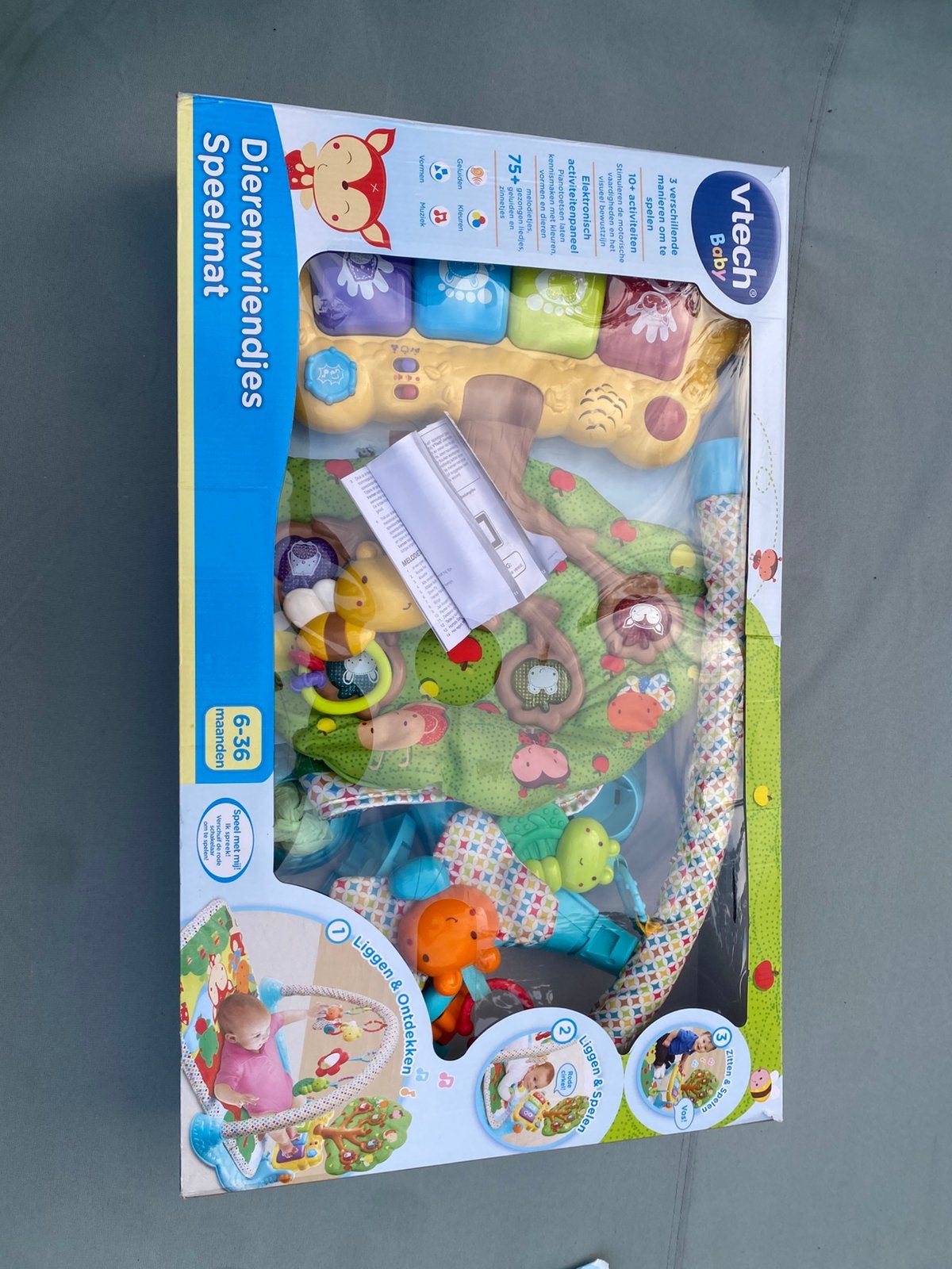 VTech Dierenvriendjes Speelmat in doos, Ophalen of Verzenden, Gebruikt, 6 maanden tot 2 jaar