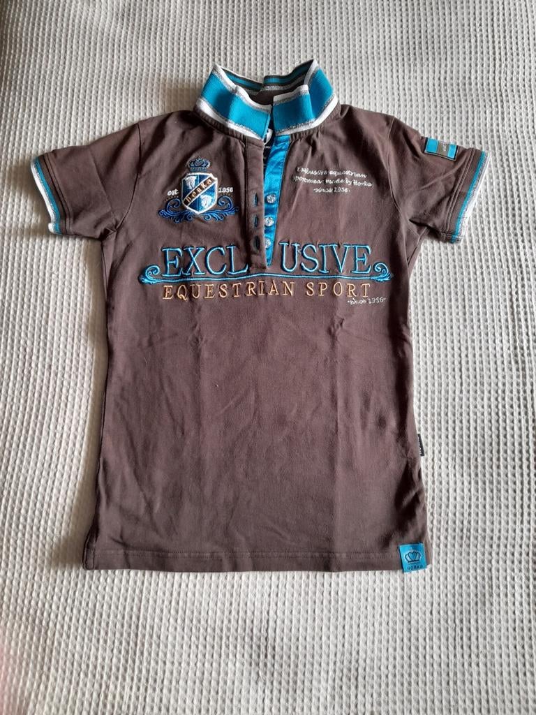 Paardrijkleding " polo" meisjes NIEUW, Dieren en Toebehoren, Paardrijkleding, Ophalen, Kinderen, Dressuur, Nieuw