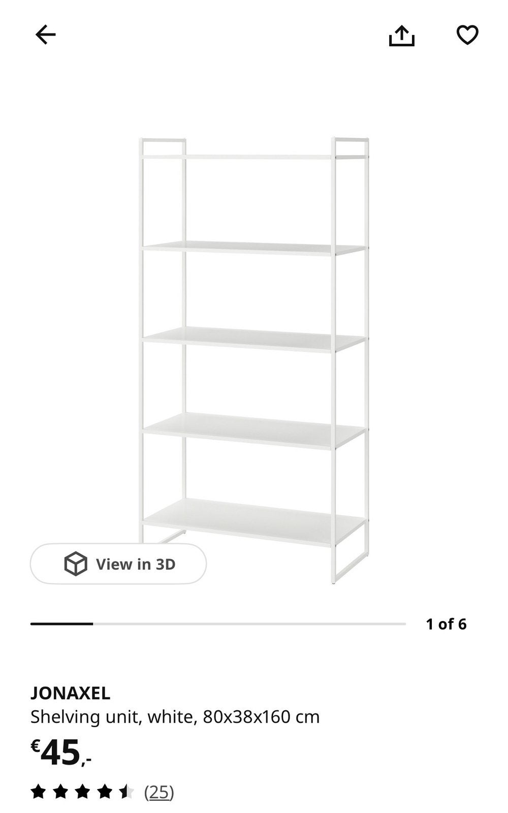 IKEA JONAXEL, Ophalen of Verzenden, Zo goed als nieuw