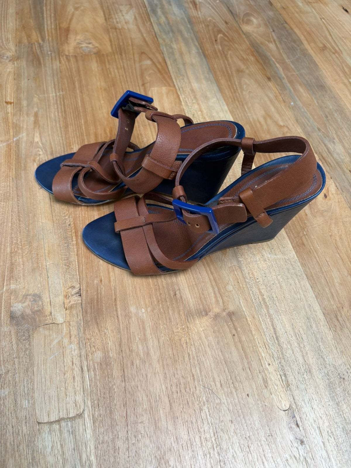 ZGAN leren pumps sandalen van Boss maat 39, Ophalen of Verzenden, Zo goed als nieuw