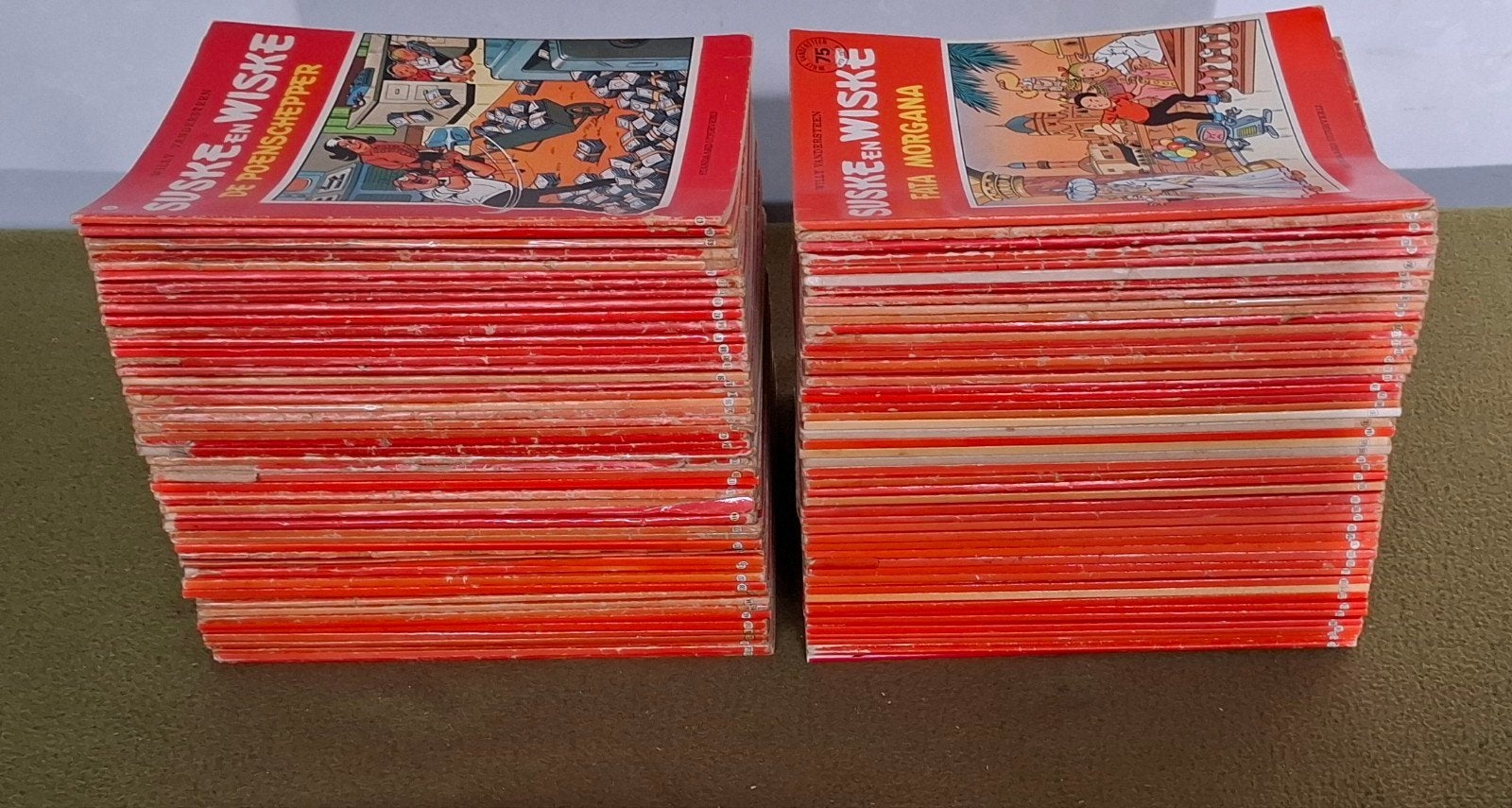 106 x Suske en Wiske / partij Suske en Wiske strips, Boeken, Meerdere stripboeken, Ophalen of Verzenden, Gelezen, Willie Vandersteen