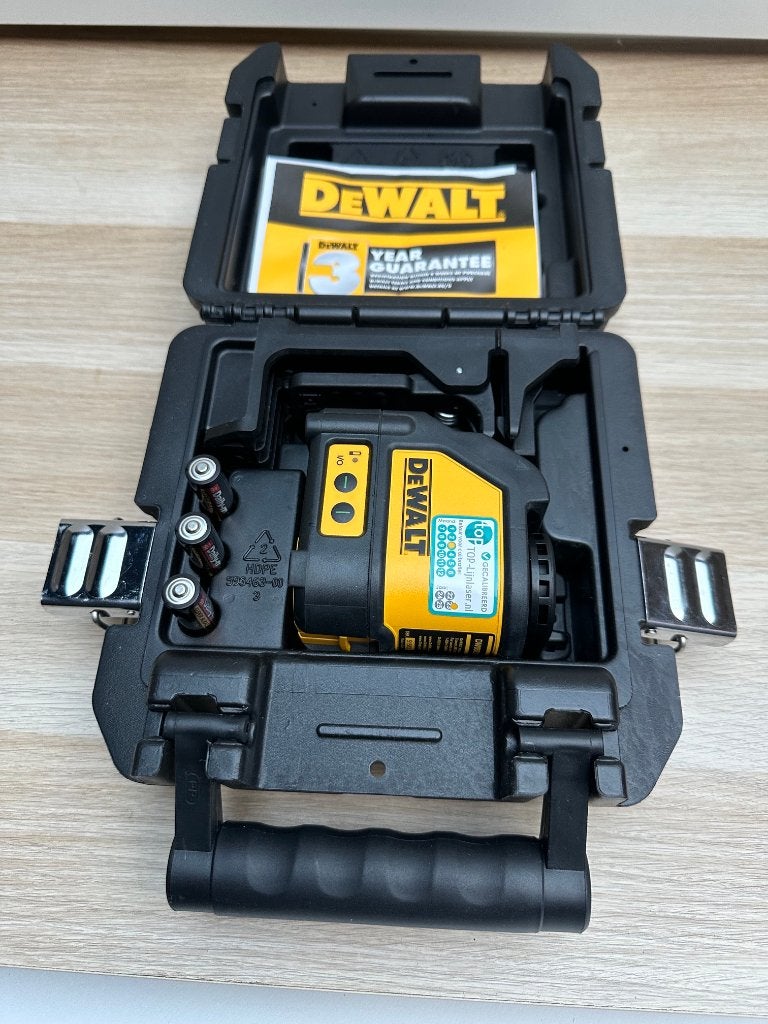 Nette en goed werkende DeWALT DW088CG kruislijnlaser, Ophalen, Zo goed als nieuw