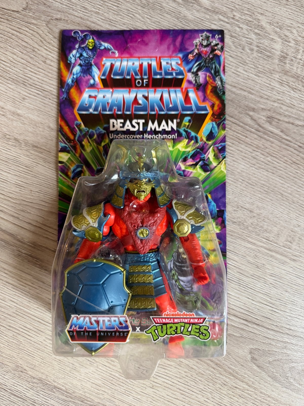 Masters of the Universe Turtles of Grayskull Beast Man Nieuw, Ophalen of Verzenden, Nieuw