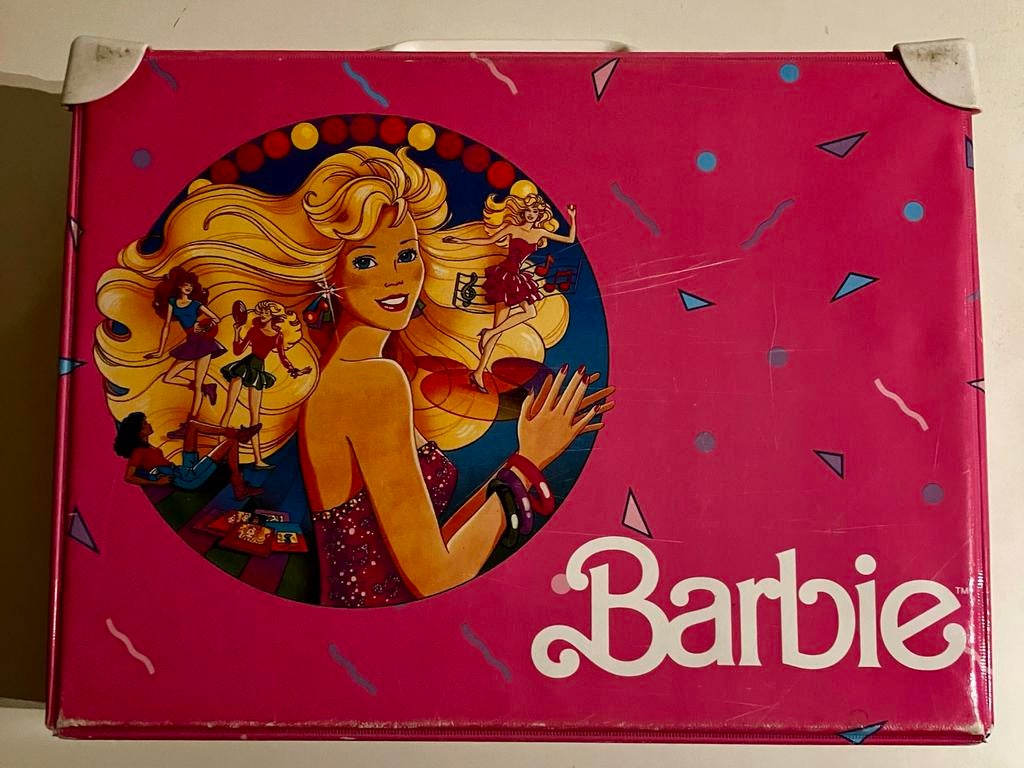 Barbie Bewaarkoffer Origineel - Zo Goed Als Nieuw, Ophalen of Verzenden, Zo goed als nieuw, Barbie