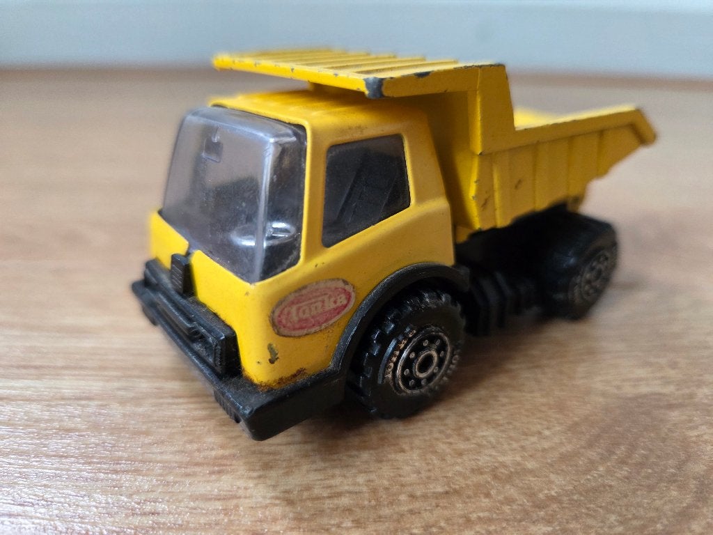 Vintage Mini Tonka Kiepwagen (Dump Truck). Made in Japan., Verzamelen, Ophalen of Verzenden, Gebruikt