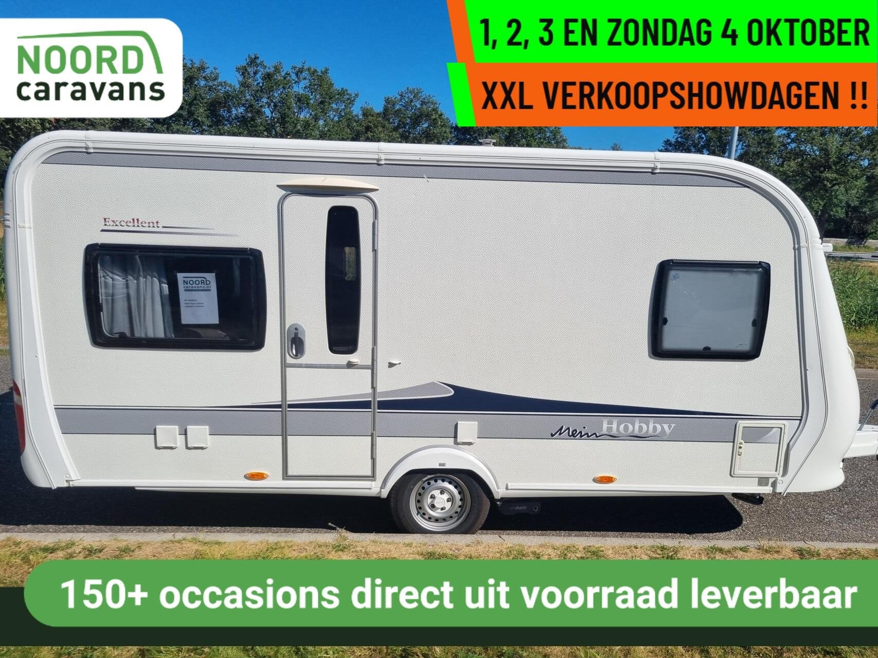 Hobby 460 - XXL VERKOOPSHOW 1,2,3 & 4 OKT. 10-17 UUR, Rondzit, Hobby, Bedrijf, 6 tot 7 meter