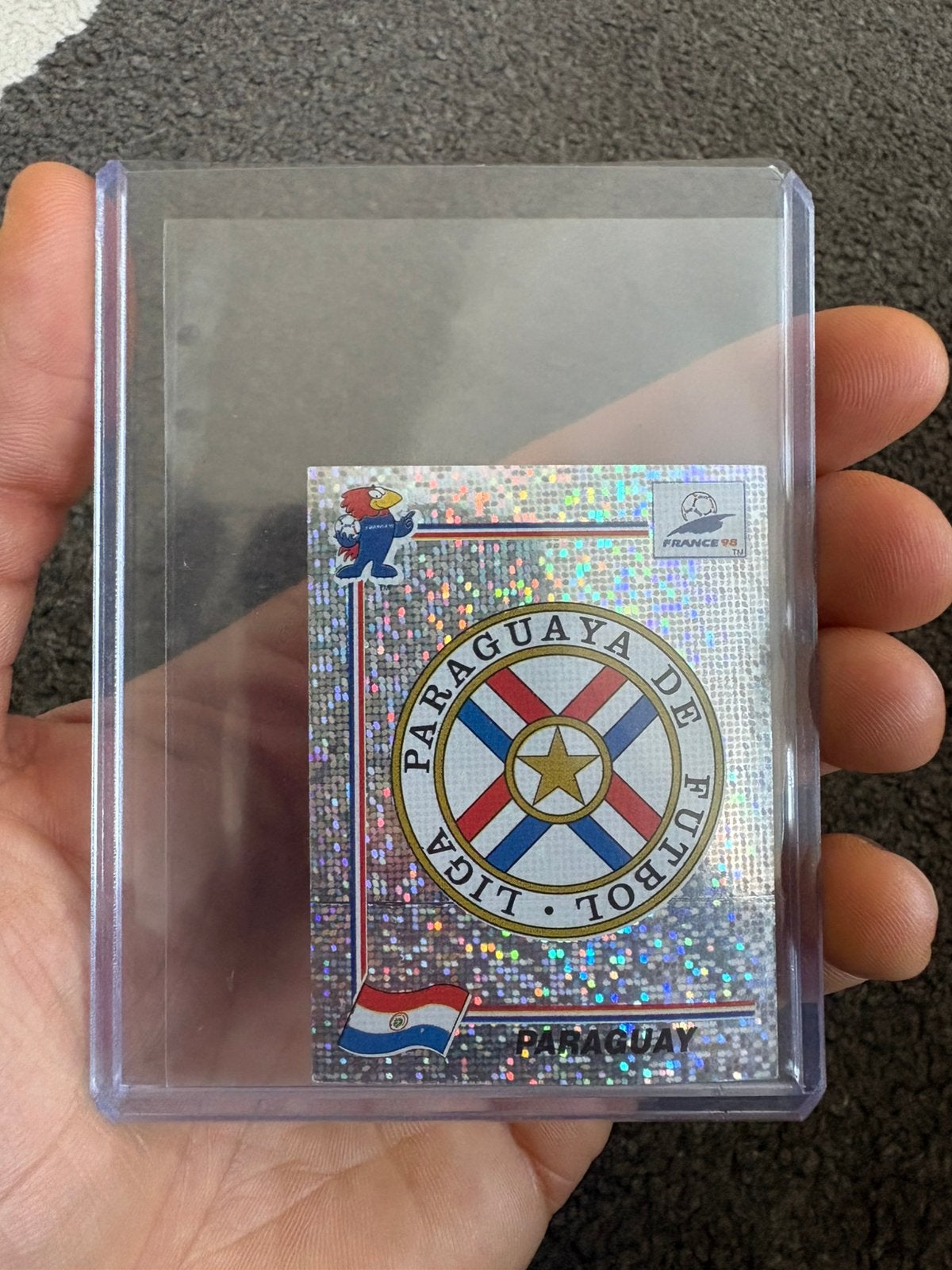 Panini France 98 – Paraguay Sticker #264, Ophalen of Verzenden, Zo goed als nieuw, Sticker