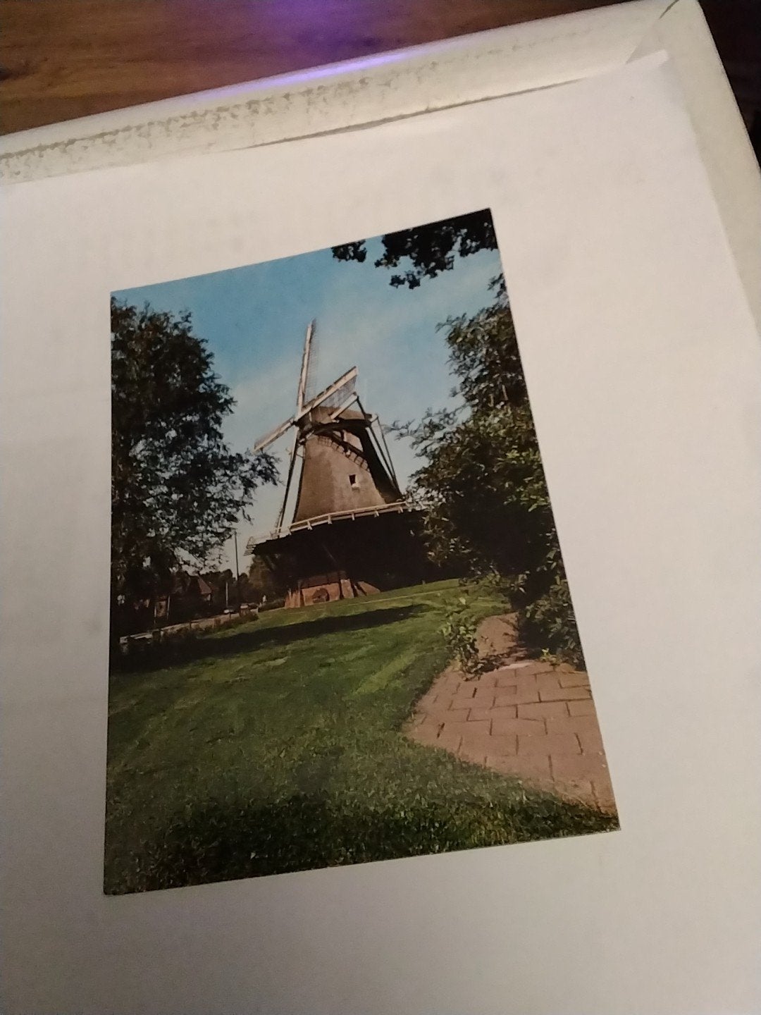 Ansichtkaart Korenmolen De Vriendschap Weesp, Verzamelen, Ansichtkaarten | Nederland, Ophalen of Verzenden, 1960 tot 1980, Ongelopen