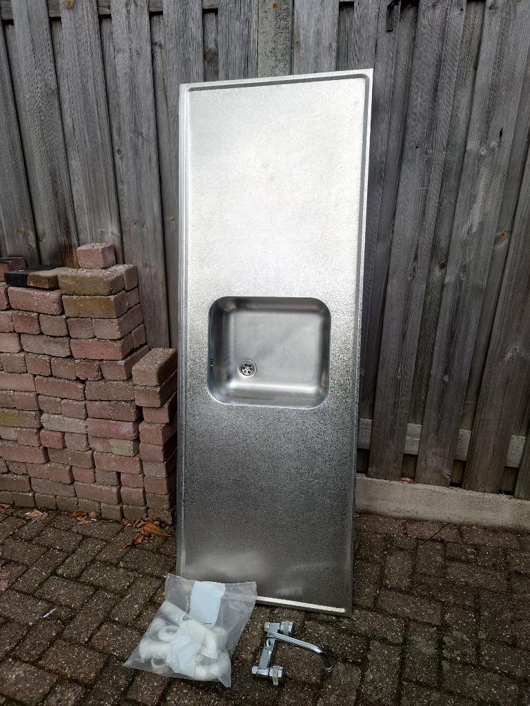 Aanrechtblad, Overige kleuren, 150 tot 200 cm, Ophalen of Verzenden, Zo goed als nieuw
