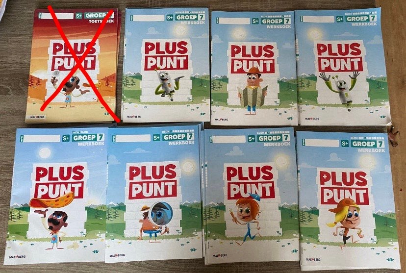 Pluspunt groep 7 S+ (werkboeken), Boeken, Ophalen of Verzenden, Nieuw, Overige niveaus