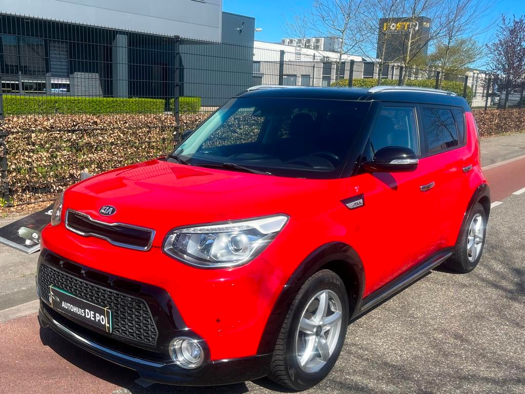 Kia SOUL 1,6 pk132 Navi climate/Cruise/contol stoel/stuur/vr, Auto's, Kia, Voorwielaandrijving, Stof, Gebruikt, 4 cilinders