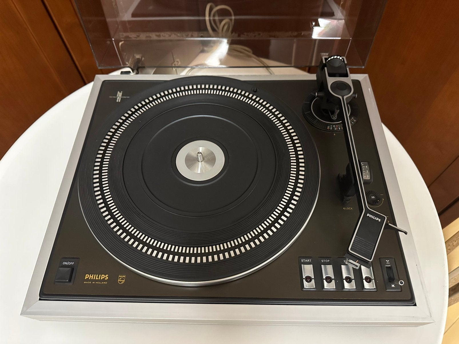 Philips 22GA222 HiFi Electronic Platenspeler/Platenspeler222, Ophalen, Philips, Gebruikt, Automatisch