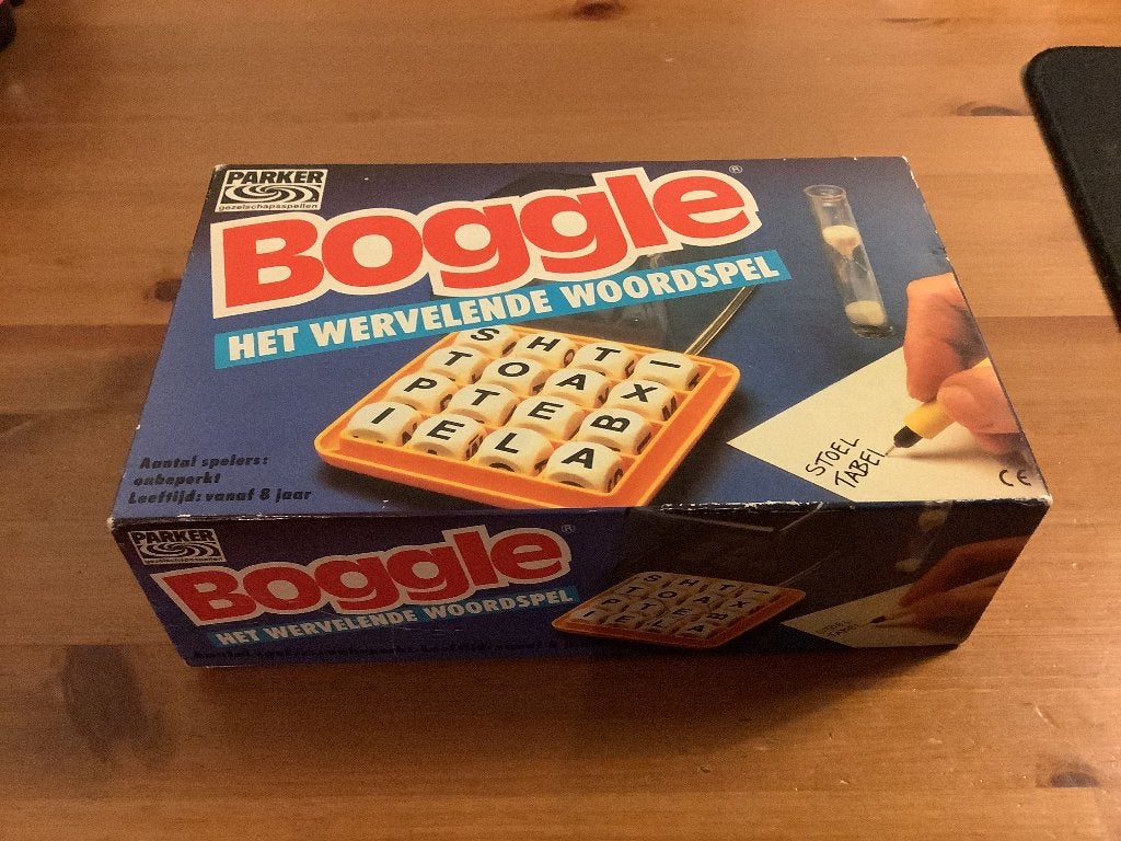 Boggle, het wervelende woordspel, Hobby en Vrije tijd, Ophalen of Verzenden, Gebruikt, Parker