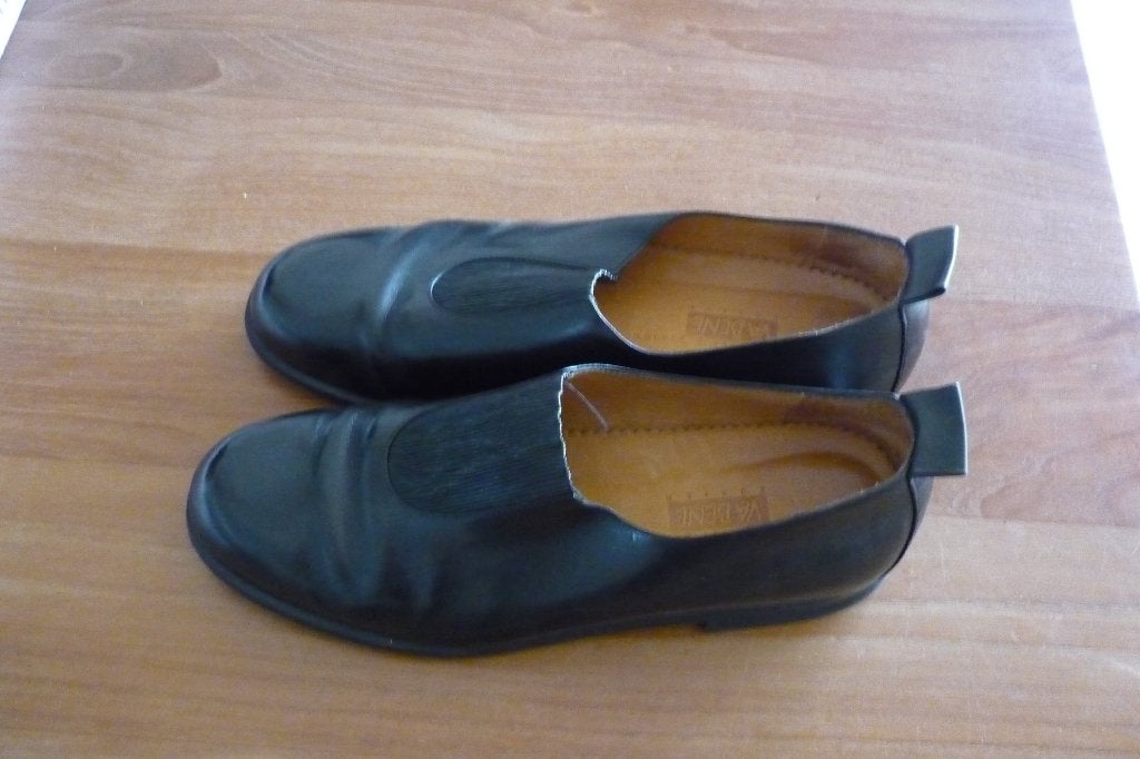 VA BENE '' Zwarte leren schoen '' maat 41, Ophalen, VA BENE, Gedragen, Instappers