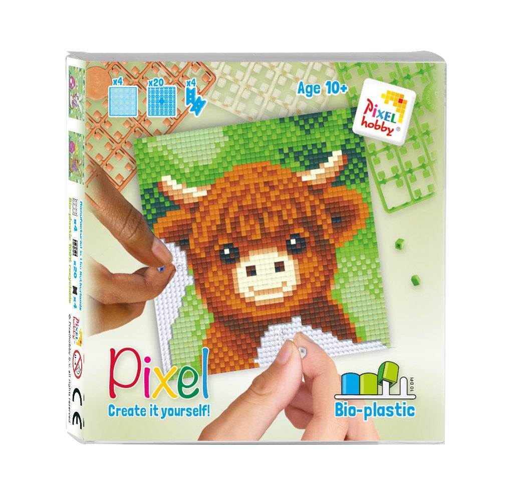 Pixelhobby Create it yourself set 44051 schotse hooglander, ., Dieren, Nieuw, Ophalen of Verzenden