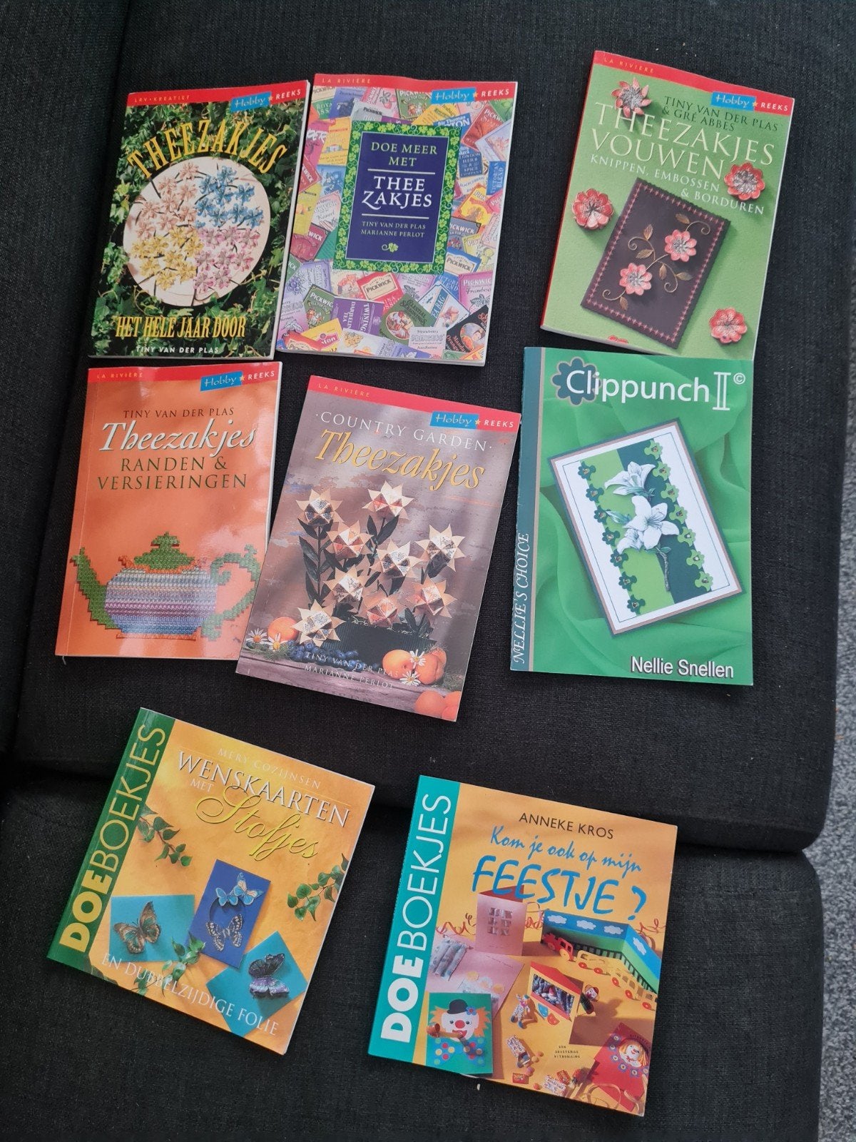 Grote partij knutselspullen: boeken, stickers en meer, Ophalen, Gebruikt, Meerkleurig, Papier of Karton