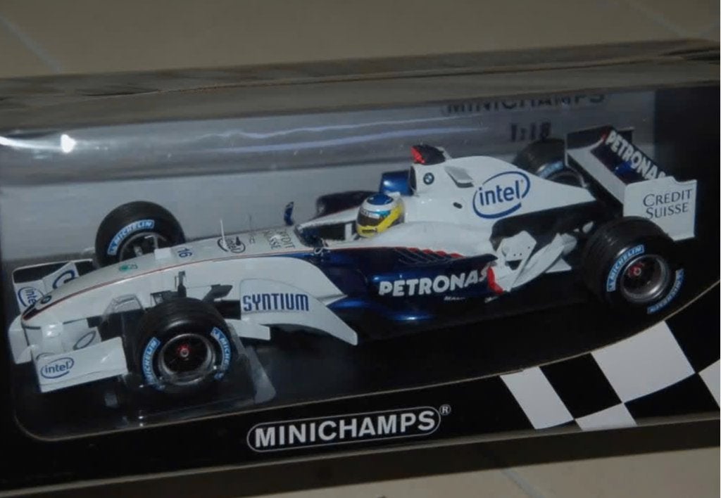 1:18 F1 SAUBER C24B HEIDFELD TEST Minichamps in box WRH, Verzenden, Zo goed als nieuw, Auto, MiniChamps