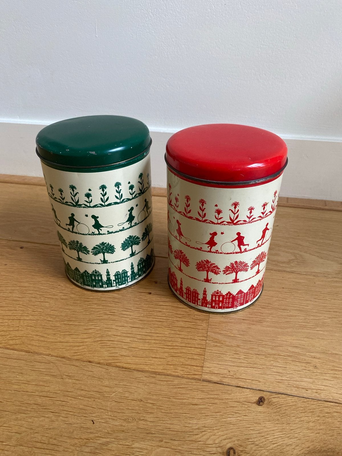 Vintage Tomado voorraadblikken (set van 2), Ophalen of Verzenden