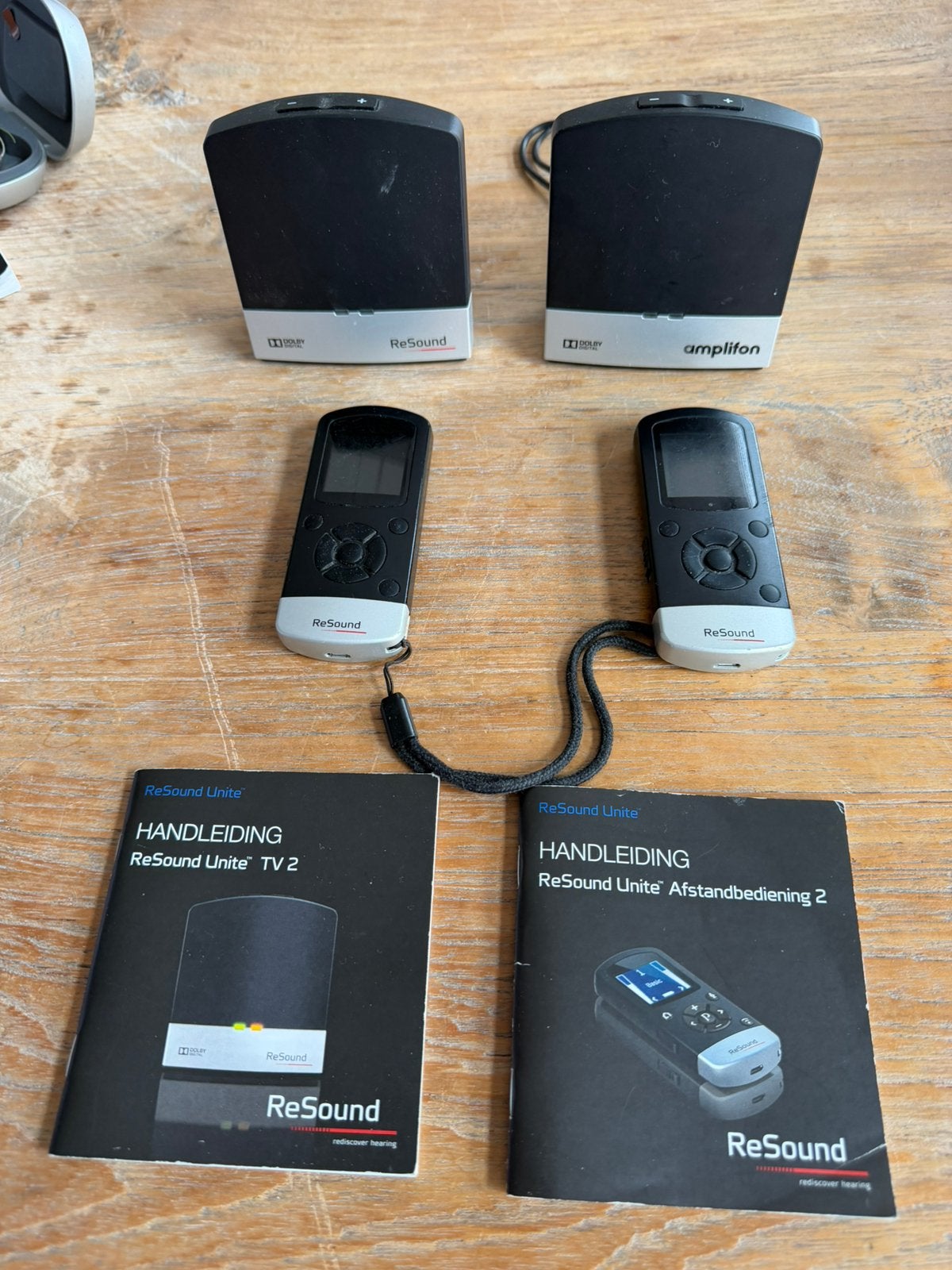Resound TV Streamer 2 + 2 Resound Unite 2 afstandsbediening, Ophalen, Zo goed als nieuw, Audio