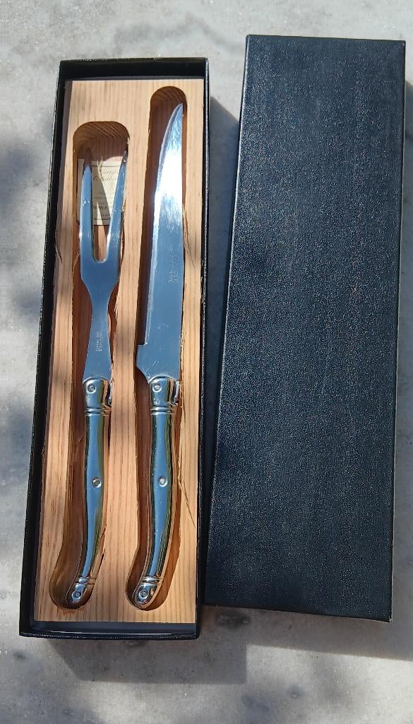 Vintage trancheer set van LAGUIOLE INOX, Ophalen of Verzenden