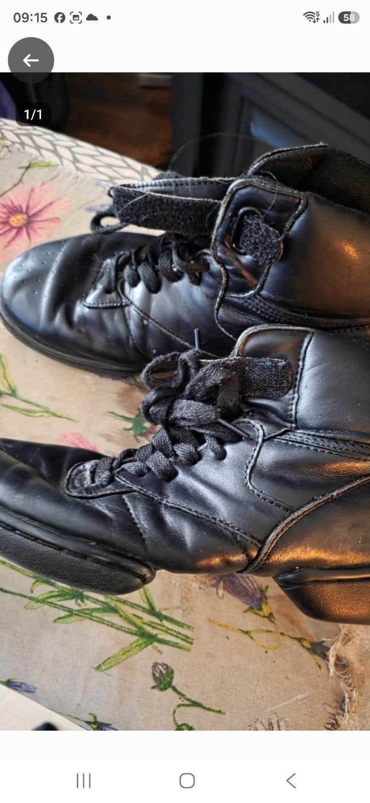Leren dansschoenen maat 39, Sport en Fitness, Ophalen of Verzenden, Gebruikt, Schoenen