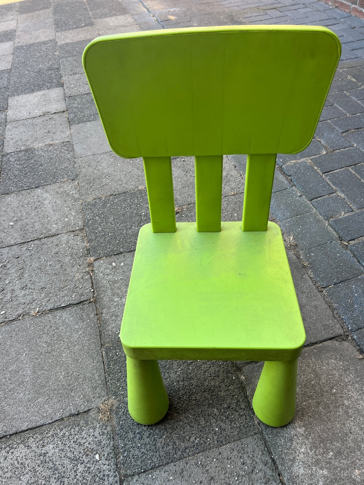 IKEA Mammut kinderstoel groen, Ophalen, Gebruikt, Stoel(en)