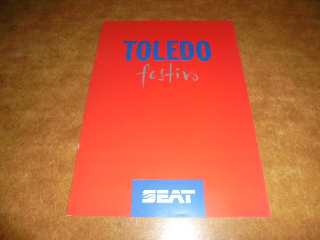 brochure Seat Toledo Festivo  1993, Ophalen of Verzenden, Nieuw, Overige merken