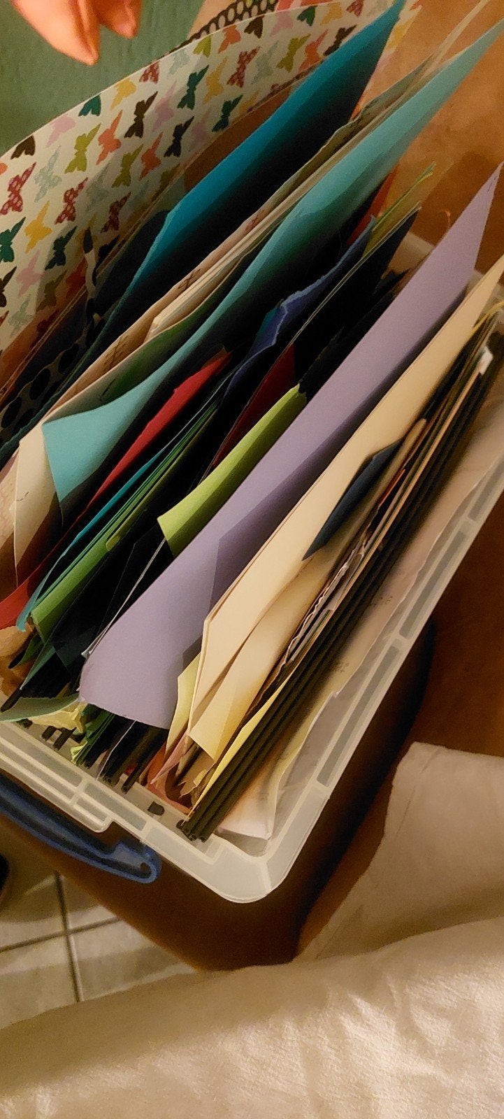 Grote verzameling knutselpapier en karton, Ophalen, Gebruikt, Overige thema's, Meerkleurig