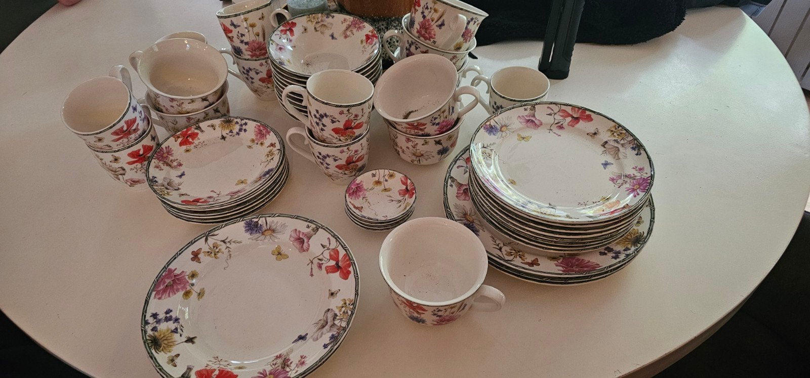 Janneke brinkman Wild Garden Servies, Ophalen of Verzenden, Zo goed als nieuw, Porselein, Overige stijlen
