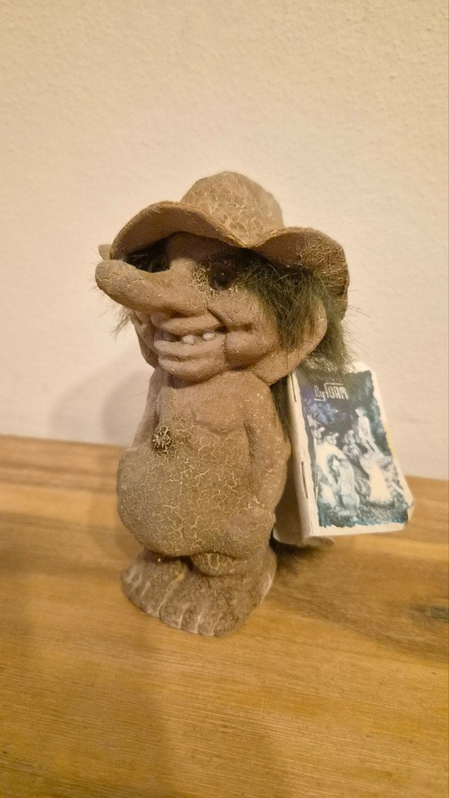 Originele NyForm trol Noorwegen – handmade – 16 cm, Ophalen of Verzenden, Gebruikt