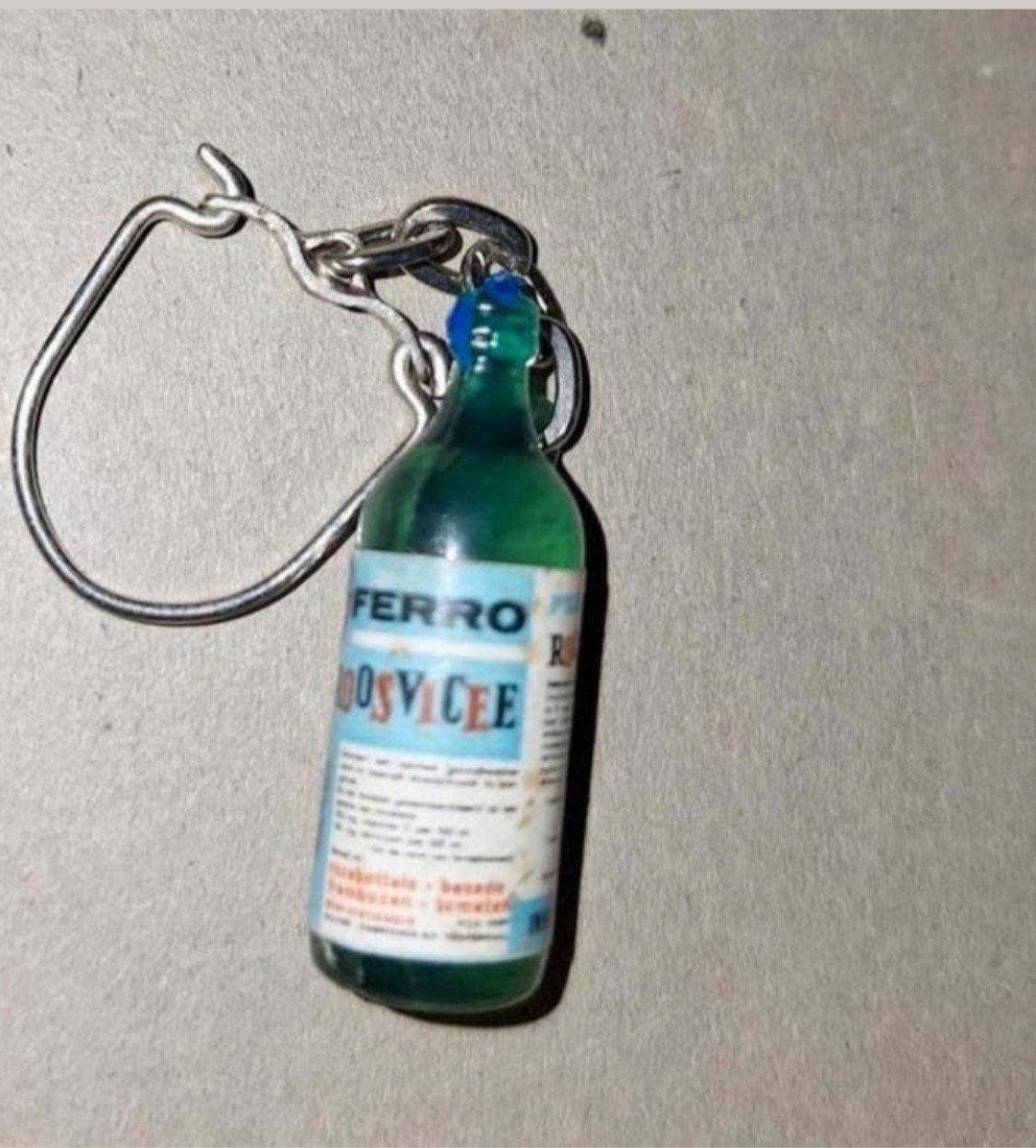 Vintage Ferro Dosy Cee sleutelhanger, Ophalen of Verzenden, Gebruikt, Overige typen