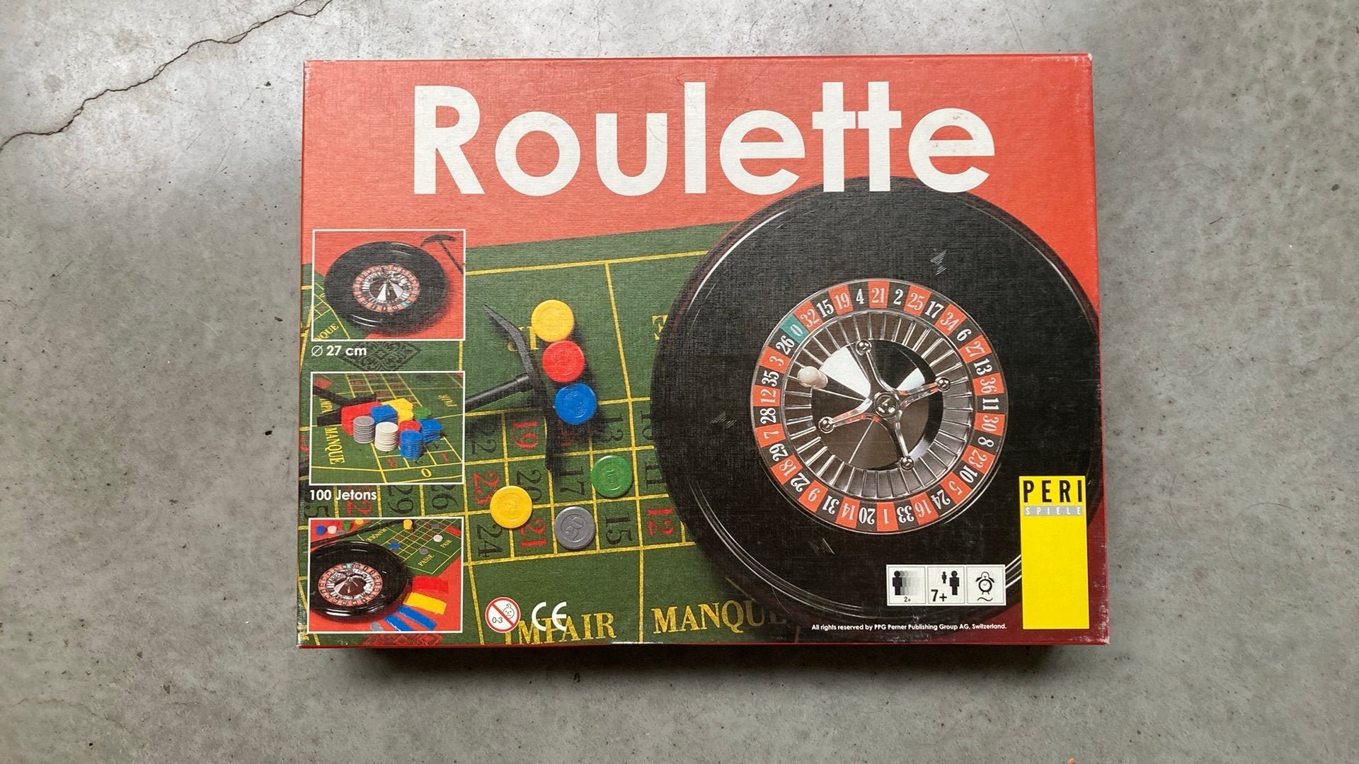 Roulette peri spiel, Vijf spelers of meer, Ophalen of Verzenden, Gebruikt