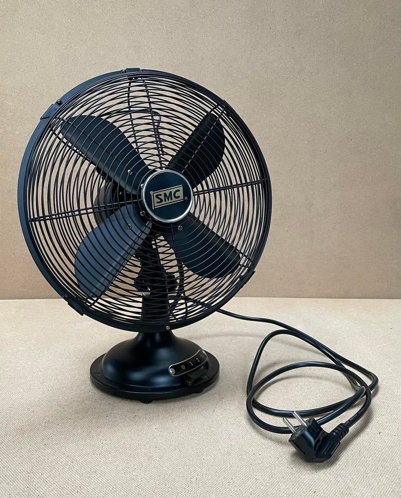 SMC klassieke oscillerende Ventilator, Ophalen of Verzenden, Zo goed als nieuw, Tafelventilator