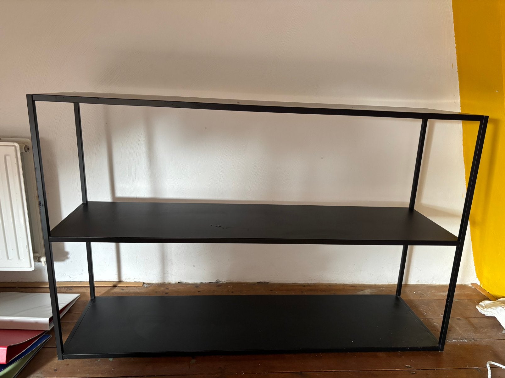 Zwarte stellingkast, Ophalen, 50 tot 100 cm, Zo goed als nieuw, Minder dan 100 cm