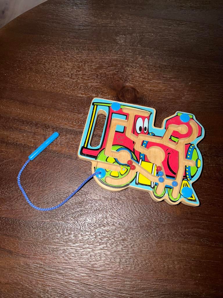 Hape Choo Choo Magnetisch trein doolhof, Kinderen en Baby's, Speelgoed | Babyspeelgoed, Gebruikt, Overige typen, Ophalen of Verzenden