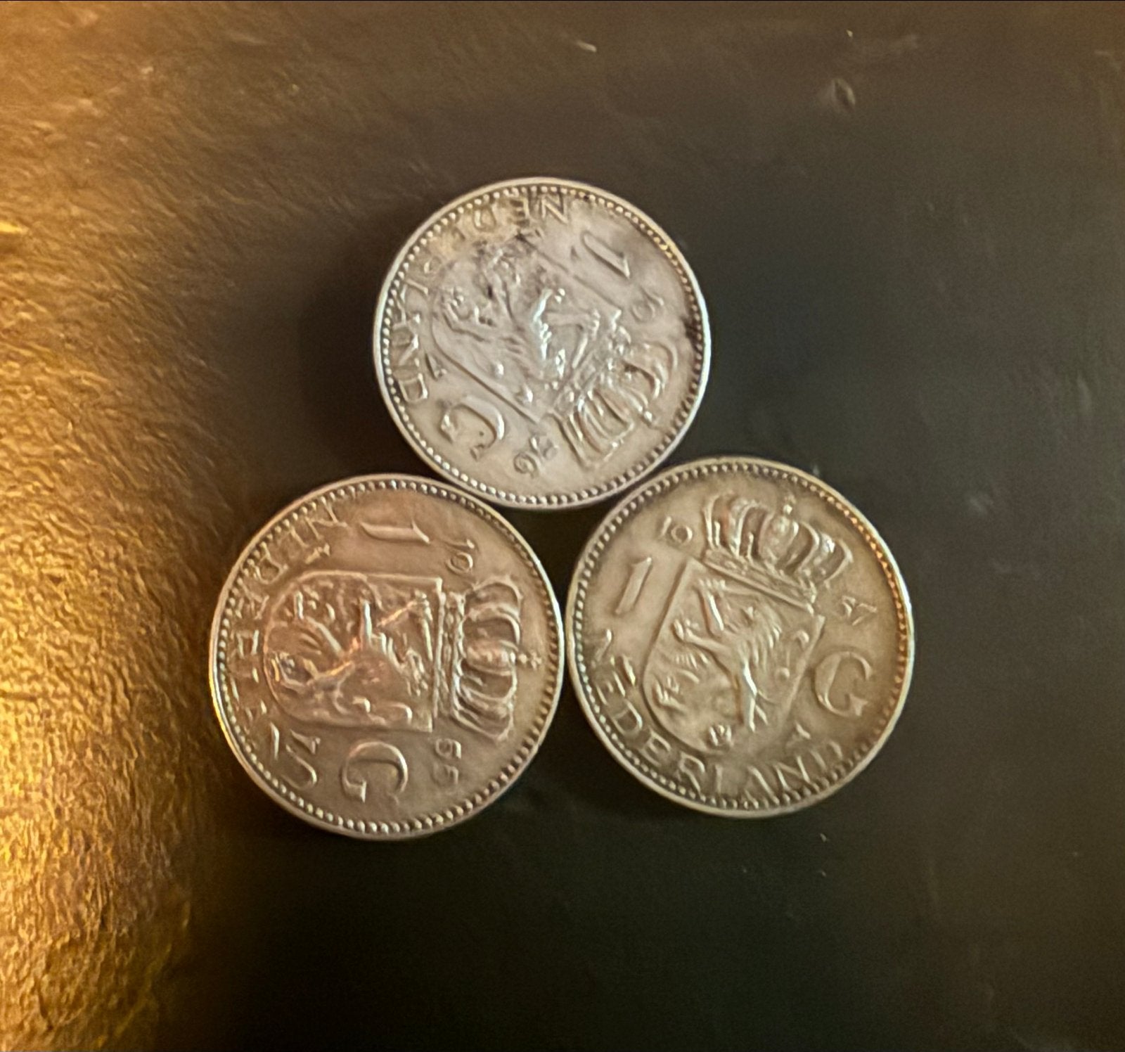 3 zilveren guldens Koningin Juliana, Postzegels en Munten, Munten | Nederland, 1 gulden, Koningin Juliana, Setje, Zilver