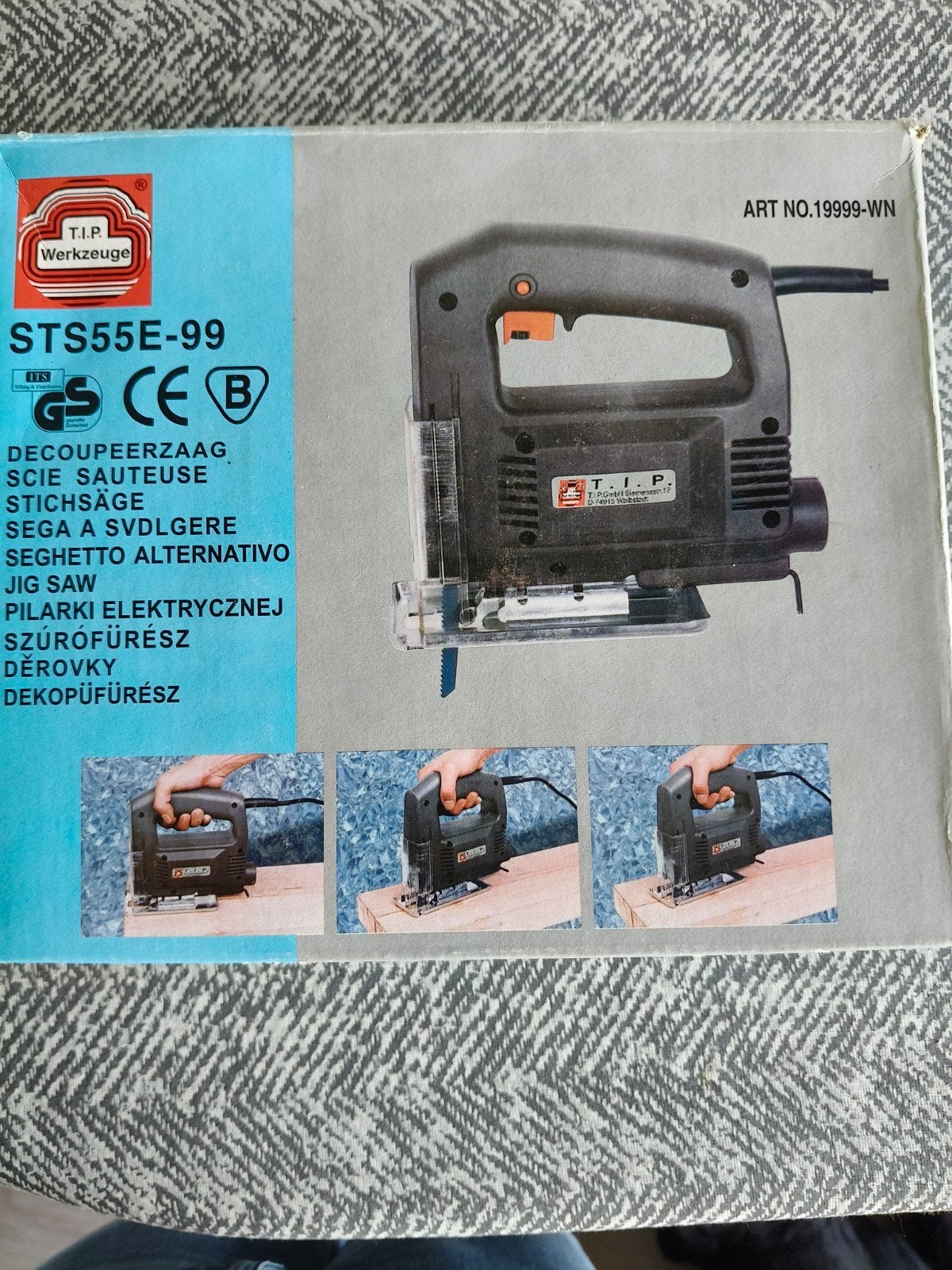 decoupeerzaag, Doe-het-zelf en Verbouw, Minder dan 25 liter, Ophalen, Gebruikt, Minder dan 200 liter/min