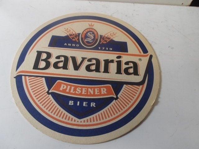 Bavaria bier vilt (nr.2) GROOT Doorsnee 32 cm., Ophalen of Verzenden, Nieuw, Viltje(s), Bavaria