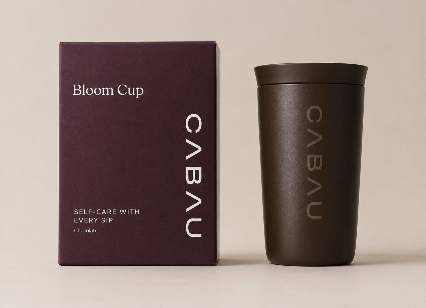 Cabau Bloom Cup - Chocolade Bruin, Ophalen of Verzenden, Nieuw, Overige typen