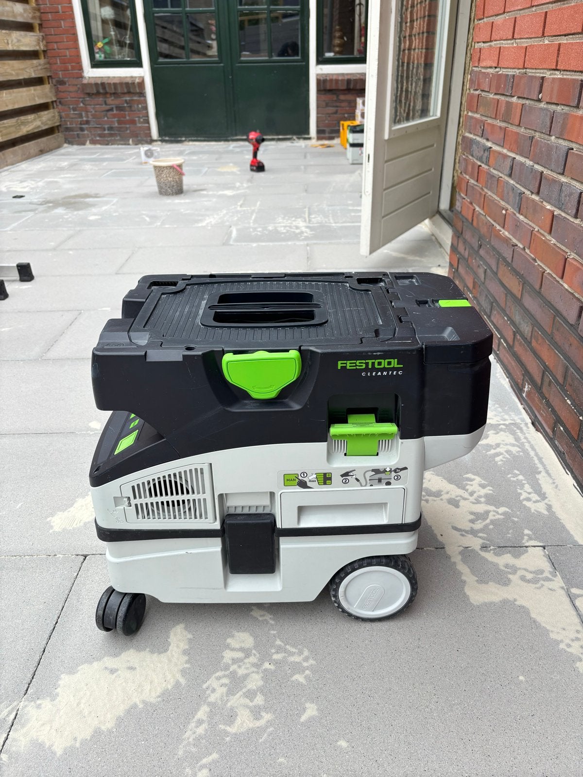 Festool CTLC MINI I Stofzuiger met 2x 5.0Ah accu's, Ophalen, Gebruikt, Waterstofzuiger