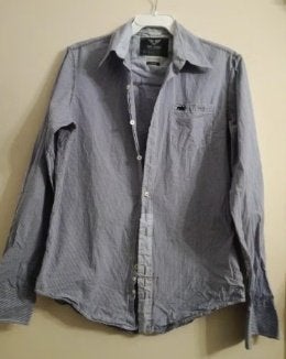 als Nieuw PME Legend jeans blauw OVerhemd Blouse Blauw XL, Ophalen of Verzenden, Zo goed als nieuw, Blauw, Halswijdte 43/44 (XL)