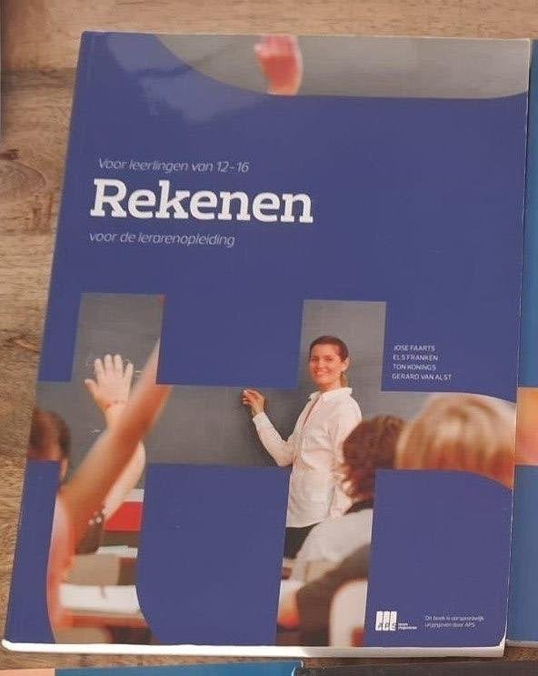 Rekenen voor leerlingen van 12 tot 16 voor de lerarenopleidi, Ophalen of Verzenden, Beta, Zo goed als nieuw, MBO