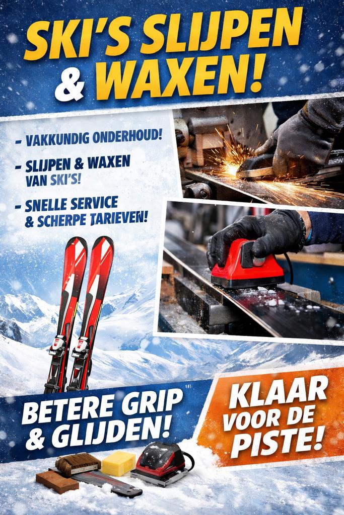 Ski’s slijpen en waxen - snelle service, 160 tot 180 cm, Zo goed als nieuw, Skiën, Ski's