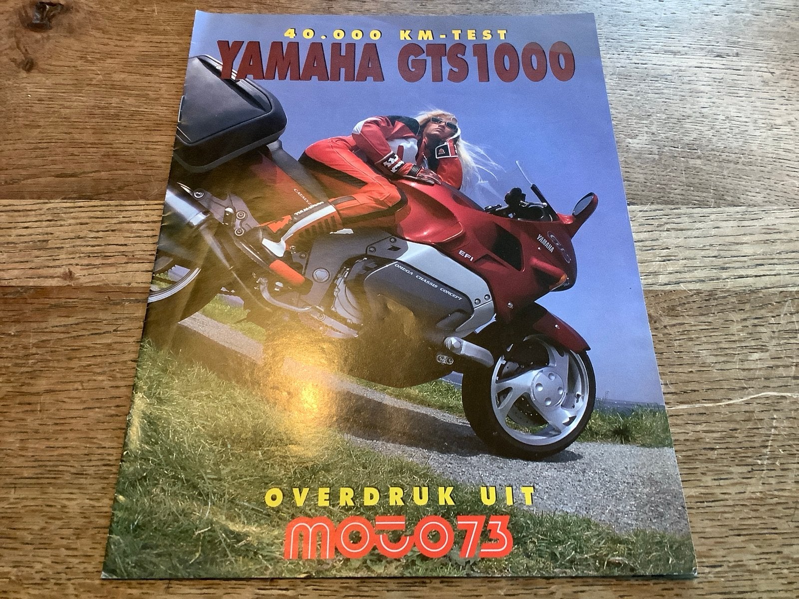Yamaha GTS1000 40.000 KM-test - Overdruk uit Moto 73. (106), Verzenden, Yamaha