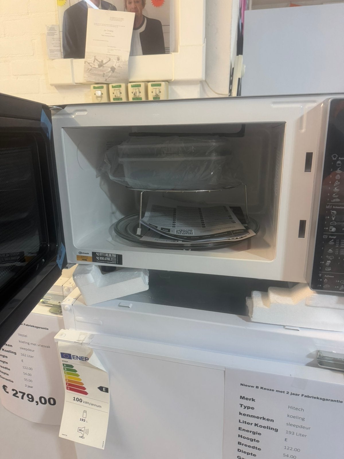 Bauknecht magnetron 30 liter met stoom, Ophalen of Verzenden, Magnetron, Draaiplateau, Bauknecht