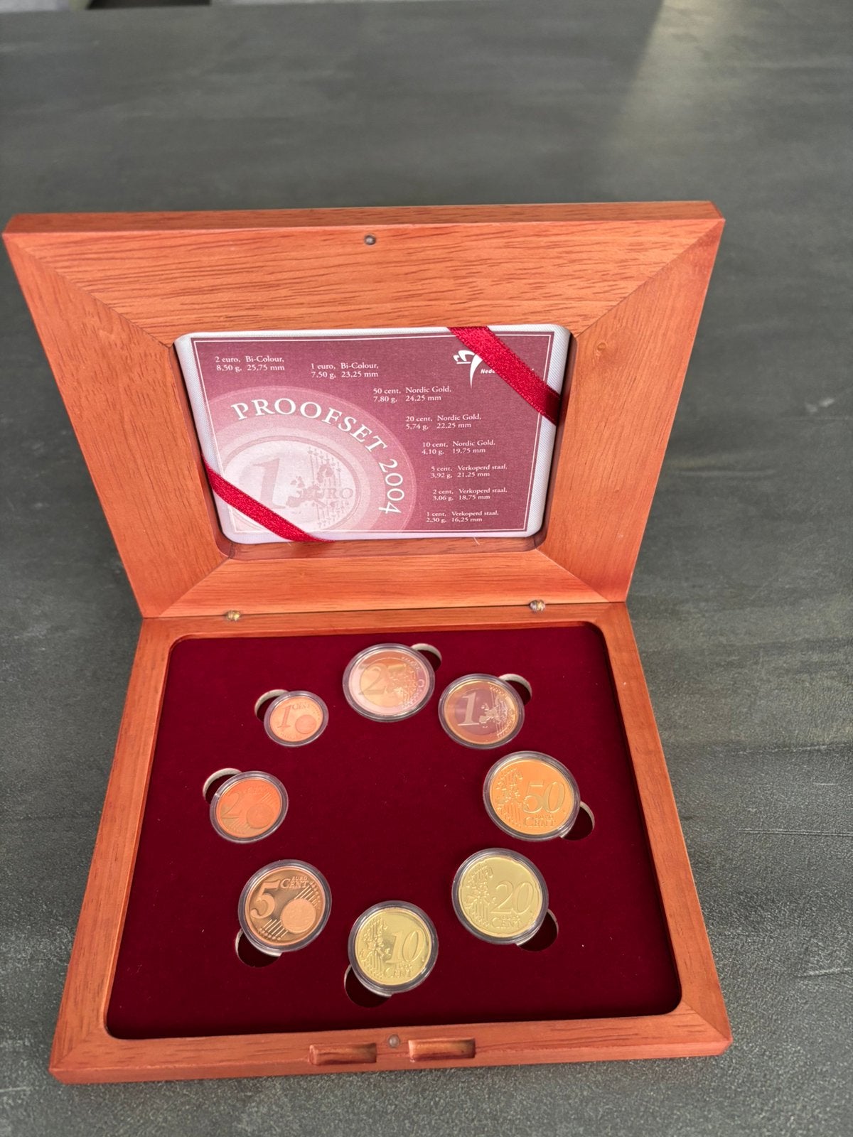 Prachtige Luxe Euro Proofset 2004 (Nederland) – In Cassette, Ophalen of Verzenden, Overige landen, Overige waardes