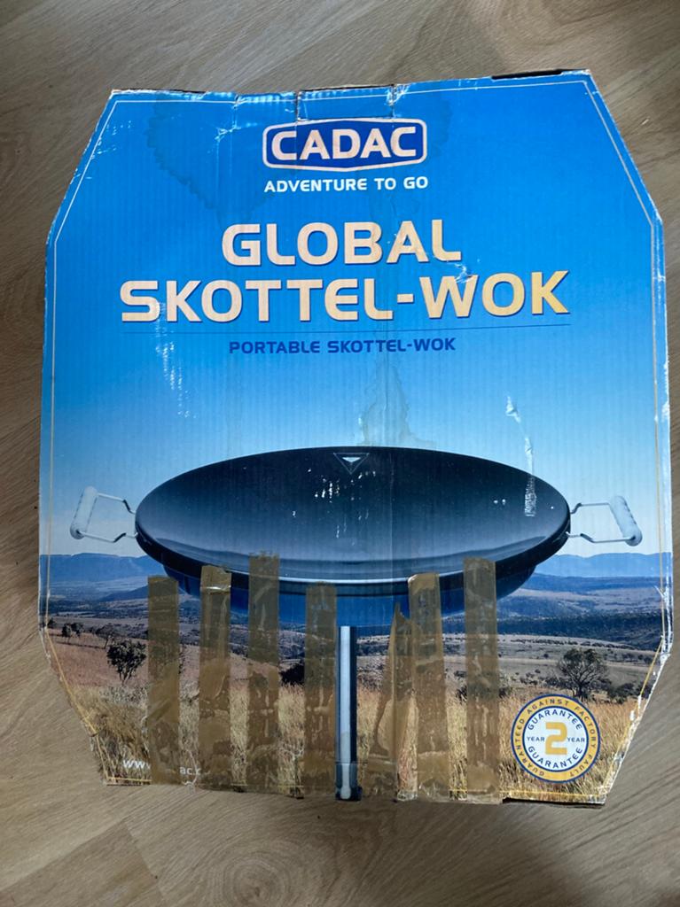 Skottelbraai cadac, Ophalen, Zo goed als nieuw
