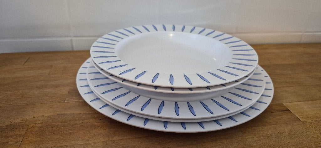 5 delig mepal rosti melamine lavendel set ., Ophalen of Verzenden