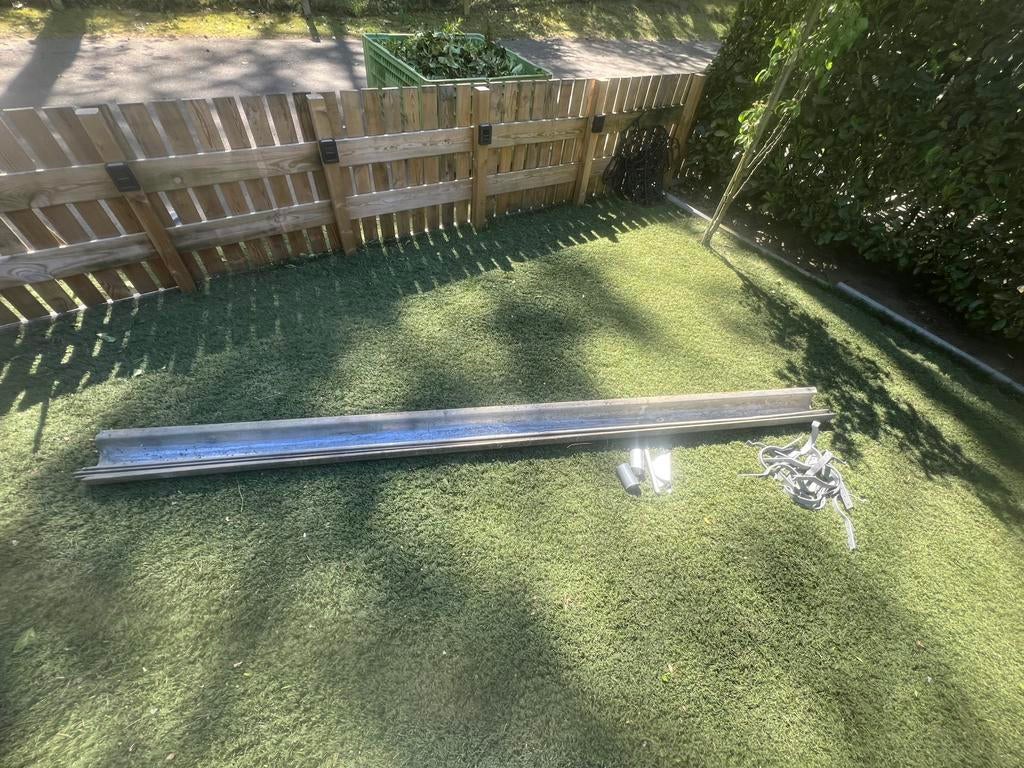 Zinke dakgoot, 2 tot 4 meter, Nieuw, Ophalen of Verzenden, Zink