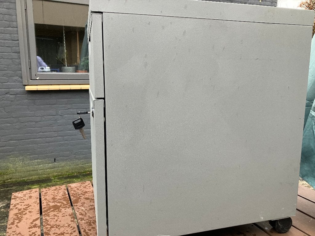dossierkasten  staal 2 stuks, Ophalen, Minder dan 50 cm, Zo goed als nieuw, Met slot